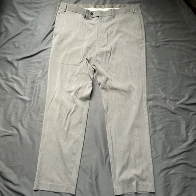 Lauren Ralph Lauren Gray Striped Dress Pants Mens 38X30 - Image 1 of 4