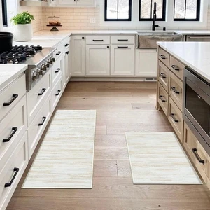 Kitchen Mats for Floor 2PCS, Washable Non Slip Kitchen Rugs Sets,Comfort Stan... - Picture 1 of 9
