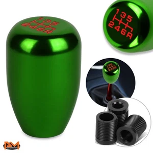 Universal 6-Speed MT/Manual Transmission Aluminum Short Throw Shift Knob Green - Picture 1 of 3
