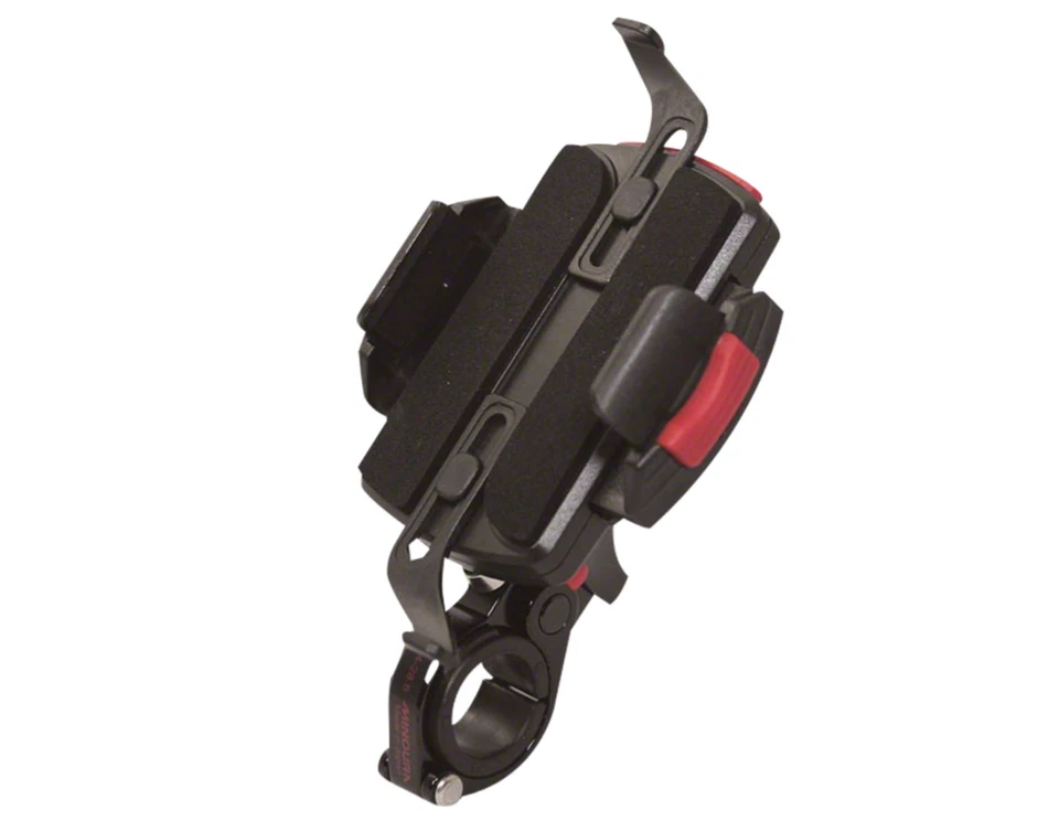 Soporte de manillar de gran tamaño para teléfono inteligente Minoura: se adapta a 27,2, 28,6 y 35,0 mm Foto 1 de 1