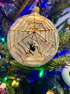 Christopher Radko Spiderweb Ornament - Image 1 of 4