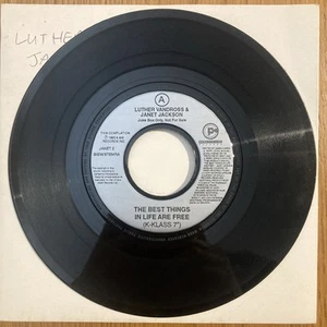 Luther Vandross & Janet Jackson - The Best Things In Life Are Free Remixes Vinyl - Picture 1 of 7