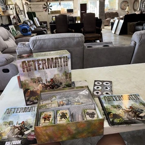Aftermath Brettspiel Karo Hut Spiele ein Abenteuer Buch Spiel vollständig - Bild 1 von 8