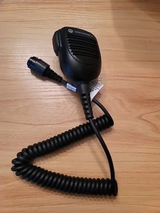 Motorola RMN5052A Hand Mic 2 Way Radio 10 Pin Connection - Photo 1/2