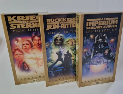 Star Wars, Krieg der Sterne-Trilogie Special Edition Gold VHS - Bild 1 von 4