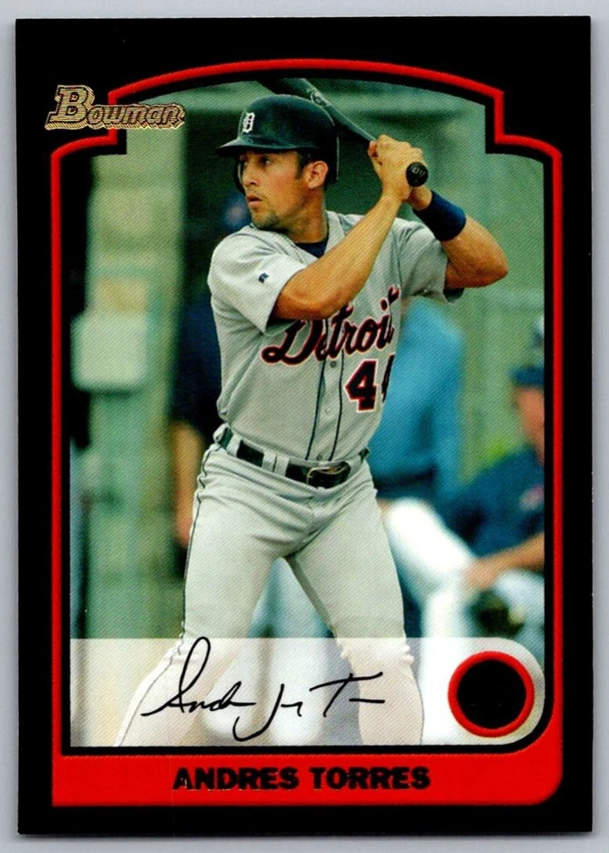 2003 Bowman Draft Picks & Prospects Andres Torres Detroit Tigers #BDP15 - Image 1 of 2