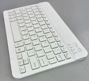Wireless Bluetooth Keyboard USB MICRO Rechargeable for iPad Laptop Mac PC USED - Picture 1 of 5