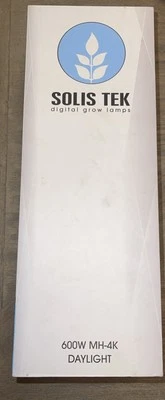 Solis Tek 600W MH-4K  Digital Grow Lamp Daylight Metal Halide 4K - Image 1 of 4