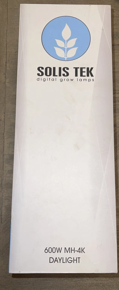Solis Tek 600W MH-4K  Digital Grow Lamp Daylight Metal Halide 4K - Image 1 of 4