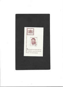 TSCHECHOSLOWAKEI Block "Pres. Klement Gottwald " A135 Design MLH F-VF - Bild 1 von 2
