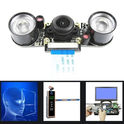 Webcam Wide Angle 130 Degree Adjust Focusing Night View Camera - Image 1 of 4