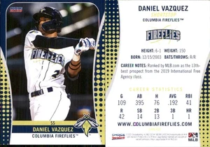 Daniel Vazquez 2023 Choice Columbia Fireflies #25 RC FREE SHIP *AutographDen* - Picture 1 of 1
