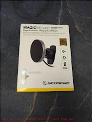 Scosche MagicMount Charge Pro Qi2 2-in-1 Vent/Dash Car Mount - Black - Image 1 of 2