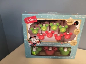 Disney Weihnachten Mickey Mouse singende Projektion 8 Ct. musikalische Lichterkette - Bild 1 von 7