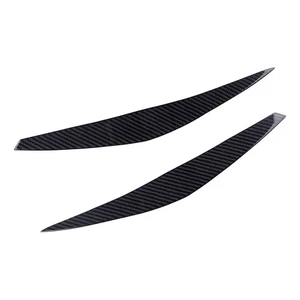 Kohlefaser Scheinwerfer Augenbraue Abdeckung Fit für BMW X6 E71 2008-2014 kk - Bild 1 von 5