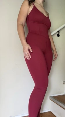 JoyLab Body Rojo Vino Una Pieza Ropa Activa Mono Talla XL NUEVO CON ETIQUETAS Foto 1 de 4