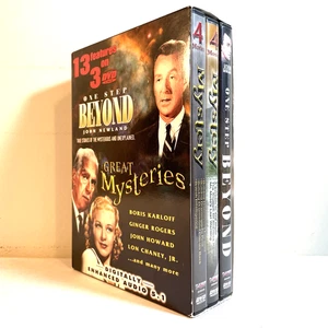 ONE STEP BEYOND/ GREAT MYSTERIES (DVD) 8 Features Horror Mystery Thriller Sci-Fi - Imagen 1 de 14