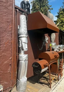 Estatua Escultura Maya-Inca Azteca Jardín Casa Decoración Altura 2,00 Metros 78,74 Pulgadas - Imagen 1 de 8