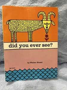 Vintage 1962 Did You Ever See? Kinderbilderbuch von Walter Einsel sehr guter Zustand BS5 - Bild 1 von 9