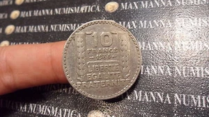 FRANCIA FRANCE 10 FRANCS FRANCHI 1934 ARGENTO  SILVER COD. FRANCIA-61 - Imagen 1 de 1