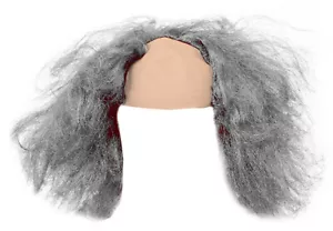 MAD SCIENTIST WIG LATEX BALD CAP HAIR HALLOWEEN FANCY DRESS COSTUME ACCESSORY - Picture 1 of 6