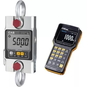 CAS TM-1KZ, Digital Dynamometer, 1000 lbs x 1 lb with Wireless ZigBee Remote - Picture 1 of 3