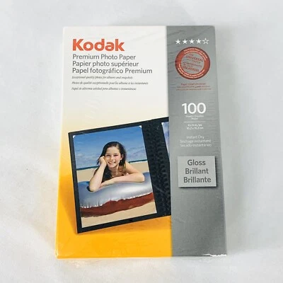 Kodak Premium Photo Paper 4 x 6 100 Sheets Gloss All In One Printers New Sealed - Image 1 of 2