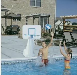 Dunn-Rite PoolSport Backboard Portable Swimming Pool Basketball Hoop Net NEW - Picture 1 of 4