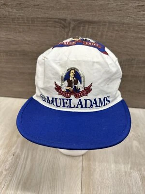 Sam Sam Samuel Adams Boston Lager Cerveza Logo Pintor Estilo Ala Gorra Sombrero Algodón Años 80 Foto 1 de 4