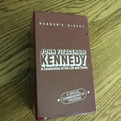 John Fitzgerald Kennedy 3 VHS Set Readers Digest Celebration Life Times New JFK  - Image 1 of 4