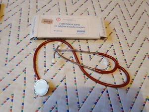 UN VECCHIO ' FONENDOSCOPIO ' : ' STETHOSCOPE ' !! - Foto 1 di 8