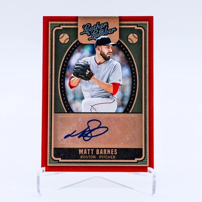 2019 Panini Leather & Lumber Matt Barnes Auto #AU-MB - Image 1 of 2