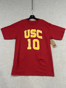 Men's Blue 84 USC 10 T-Shirt Maroon Trojans DeRozan Size L NWT - Picture 1 of 9