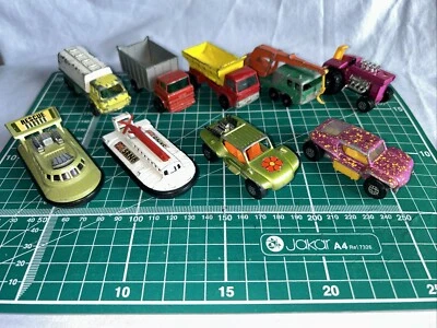 Matchbox, Superrápido, Años 70, Paquete, Lote de Trabajo X9, Buen Estado, Sin Cajas #3 Foto 1 de 4