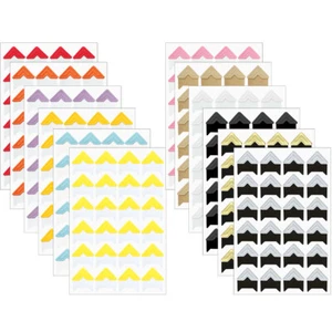 Wrapables Self Adhesive Photo Corners for Scrapbooking Stationery Diary & Album - Picture 1 of 15