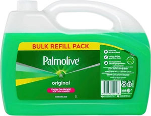 Palmolive Regular Dishwashing Liquid, 5L Value Refill Pack, Original, Biodegrada - Picture 1 of 7
