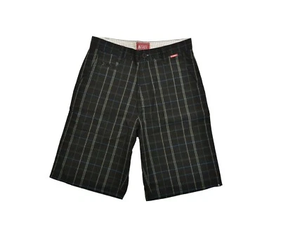 Matix LEONE Black Multi Plaid 21" Casual Walkshorts Skateboarding Men's Shorts - Image 1 of 4