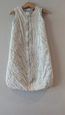 Purebaby Grey Winter Quilted Sleeping Bag Size 000-0 3-12 Months VGUC - image 1 of 4