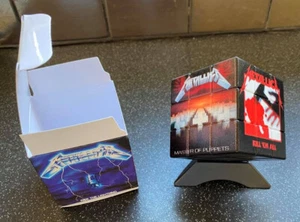 Metallica Rubix Cube and presentation box.  Amazing gift idea!  + 70 other bands - Imagen 1 de 9