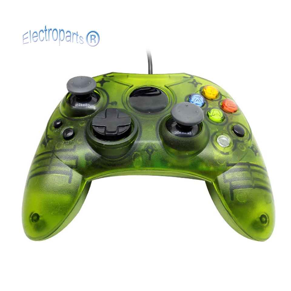 NEW XBOX S-TYPE Controller For Microsoft XBOX Original Wired black colorful - Image 1 of 4