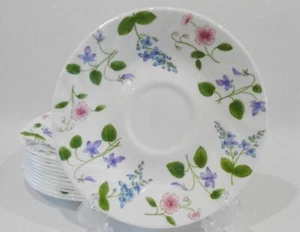 ❤️ 1 Rarität Corelle DELICATE ARRAY Tasse UNTERTASSE Teller NUR 6 1/8" bunte Blumen - Bild 1 von 2