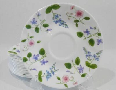 ❤️ 1 placa de pires de copo HTF Corelle DELICATE ARRAY APENAS 6 1/8" floral colorido - Imagem 1 de 2