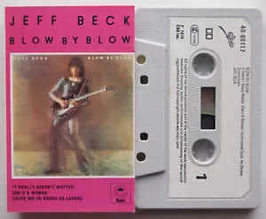 JEFF BECK - BLOW BY BLOW (EPIC 4069117) EARLY 80s UK CASSETTE TAPE REISSUE PAPER - Picture 1 of 3