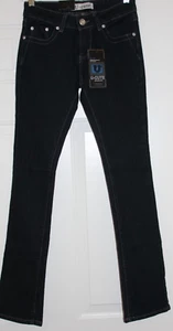 U-Cute Stretch Denim Rhinestone Studded Blue JEANS SZ 5 - Picture 1 of 7