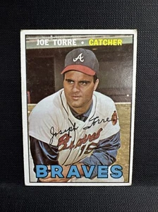 1967 Topps Joe Torre #350 Atlanta Braves Baseball ottime condizioni - A3B - Foto 1 di 2