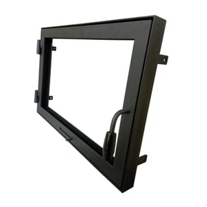 Door for fireplace with narrow frame | height: 50cm width: 70cm | from producer - Picture 1 of 5