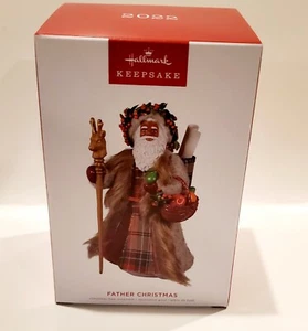 Hallmark Keepsake Ornament 2022 African American Father Christmas NIB - Picture 1 of 5