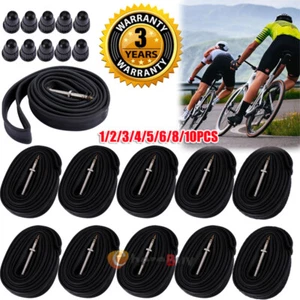 Wholesale 1~10 Pack 700x18/25c 60mm Presta Valve Inner Tubes Road Bike - Picture 1 of 20