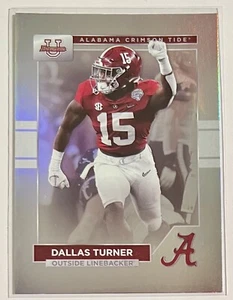 Dallas Turner 2023 Bowman Alabama Crimson Tide Silver Rainbow Foil #5 Draft Pick - Picture 1 of 2