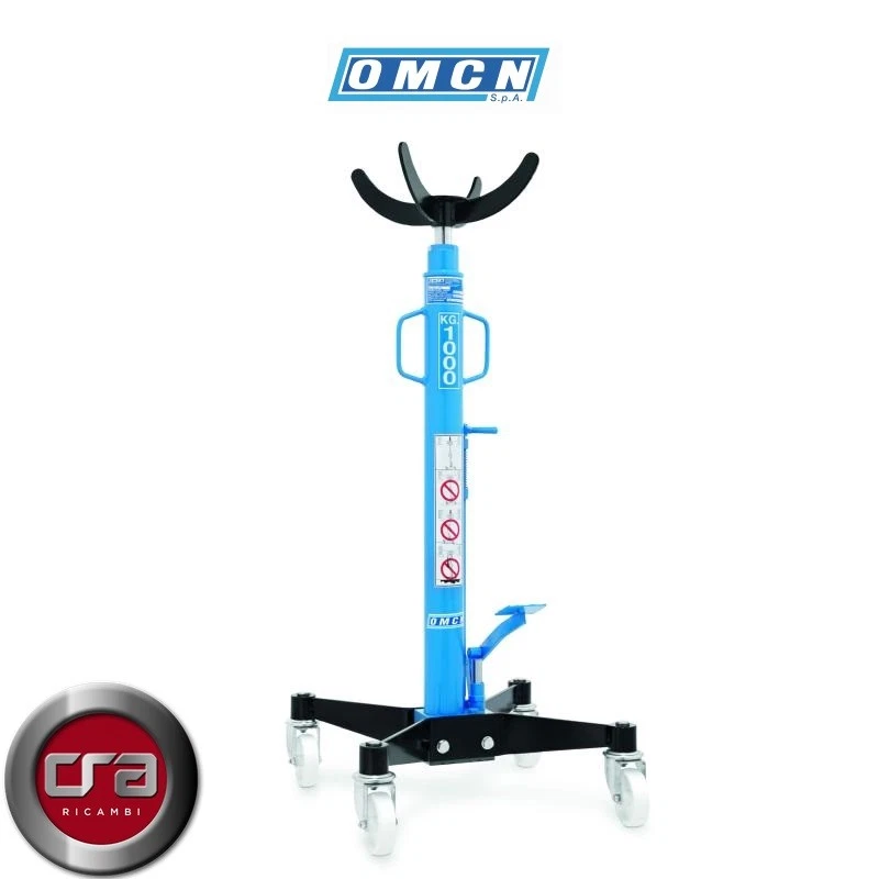 SOLLEVATORE DA FOSSA IDRAULICO A PEDALE 1000 KG PER SOTTOPONTE MOTORE OMCN AUTO